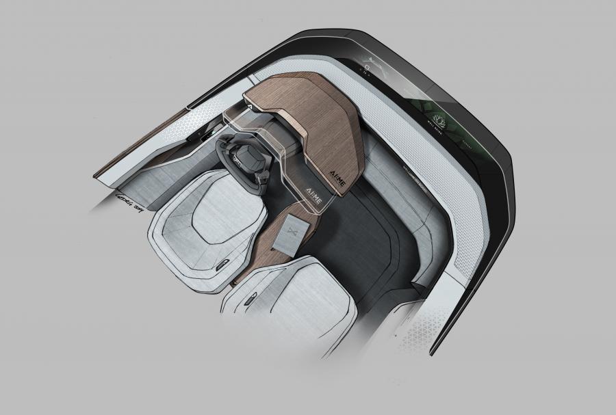 Эскиз Audi AI:ME 2019 года  (фото 62 из 104)